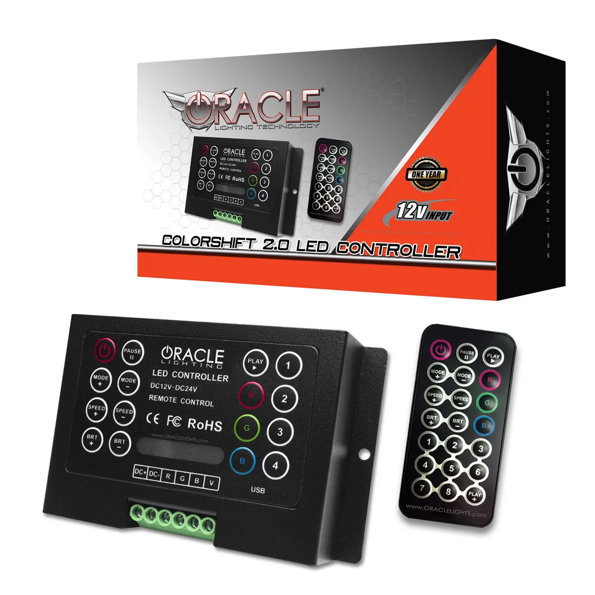 Oracle Lighting 2021-2022 Nissan Titan Colorshift Rgb+w Headlight DRL Upgrade product image