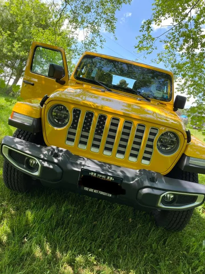 Black & White Collection American Flag Grille Inserts product image