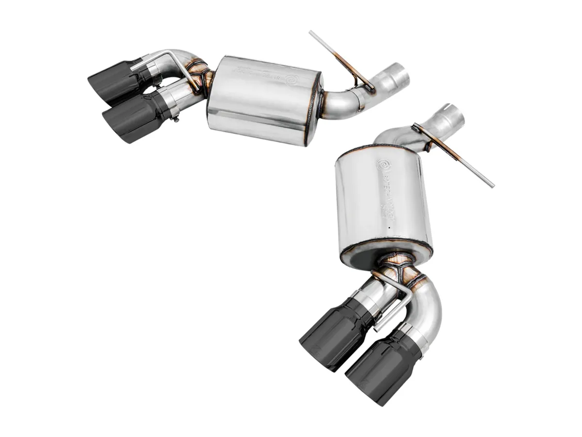 AWE Touring Edition Cat-back Exhaust for Gen6 Camaro SS / ZL1 / LT1 - Non-Resonated - Diamond Black Tips (Quad Outlet) product image