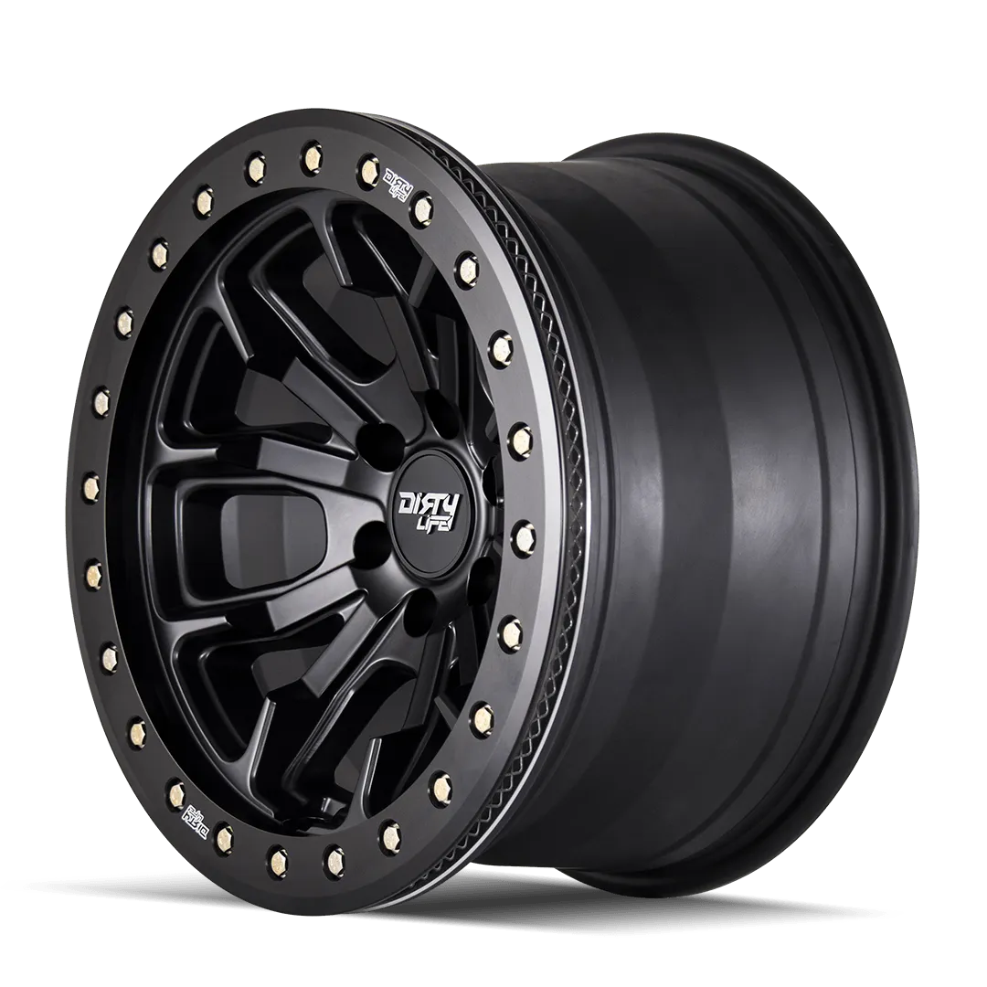 Dirty Life DT-1 9303 Series Beadlock Wheel 17x9 5x5 12mm Offset Matte Black - JT/JL/JK product image