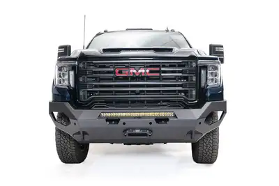 Fab Fours 20c Sierra 2500/3500 HD Matrix Front Bumper w/ no Guard