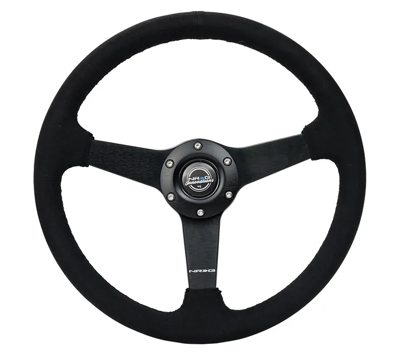 Steering Wheel 350mm 1.5 in Dish Black Alcantara product image