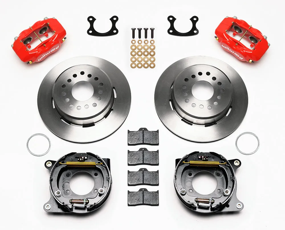 Wilwood FDLI PS Park Brake Kit Red Small Ford 2.50in Offset product image