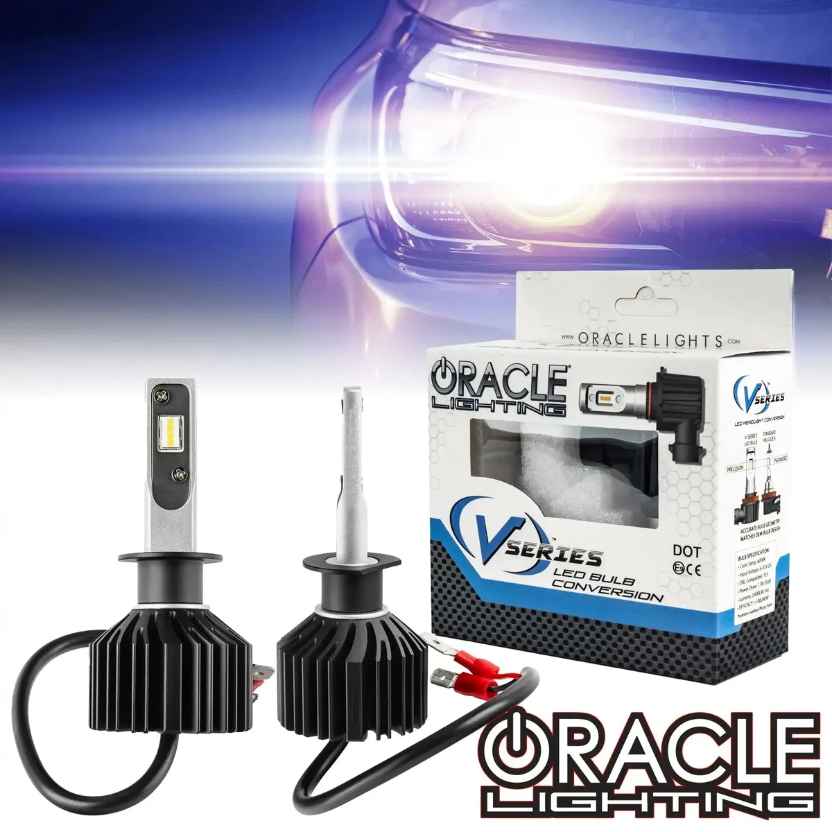 ORACLE Lighting H1 - VSeries LED Light Bulb Conversion Kit High/Low Beam (Non-Projector) product image