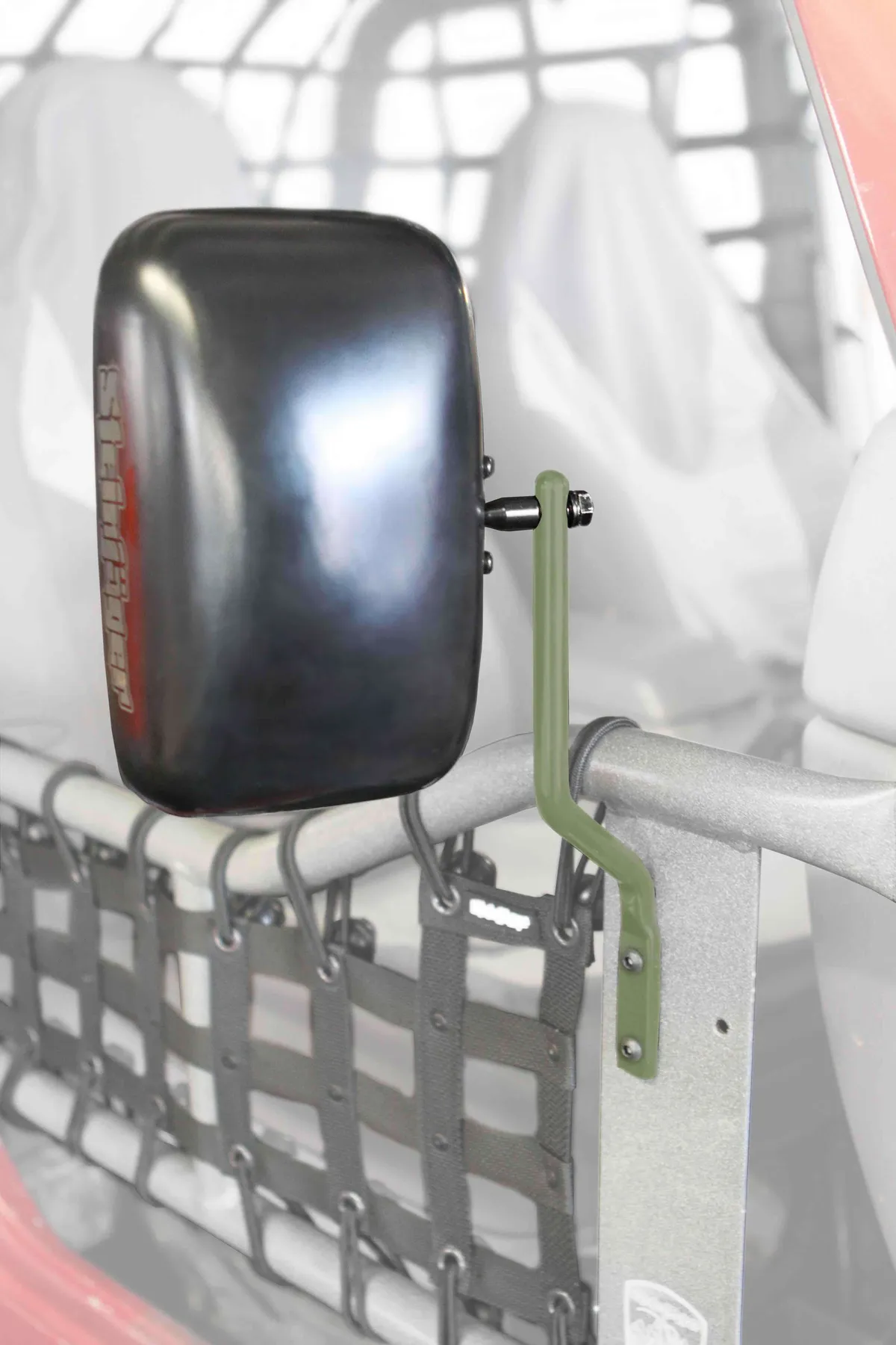 Steinjäger Doors Wrangler TJ 1997-2006 Mirror Legs to Fit Tube Doors Locas Green product image