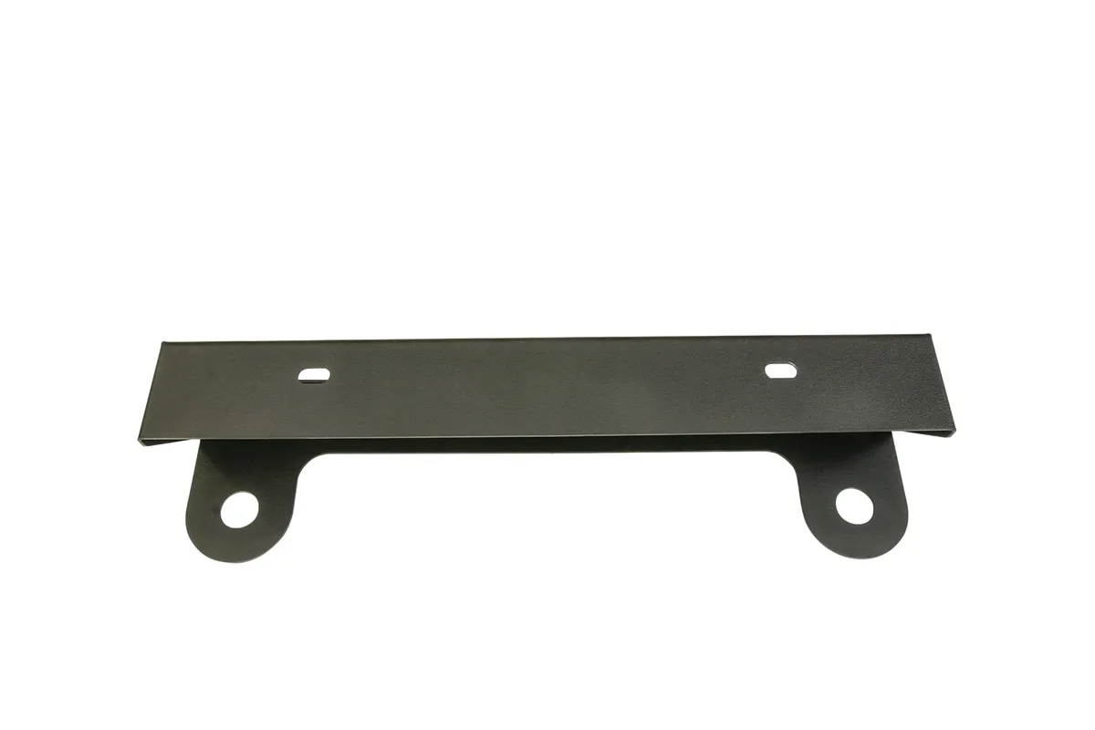 Flip-Up License Plate Holder; Black; For Use w/Hawse Winch Fairlead; product image