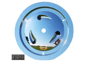 Dominator Race Body Wheel Cover Bolt-On Chrome Real Style