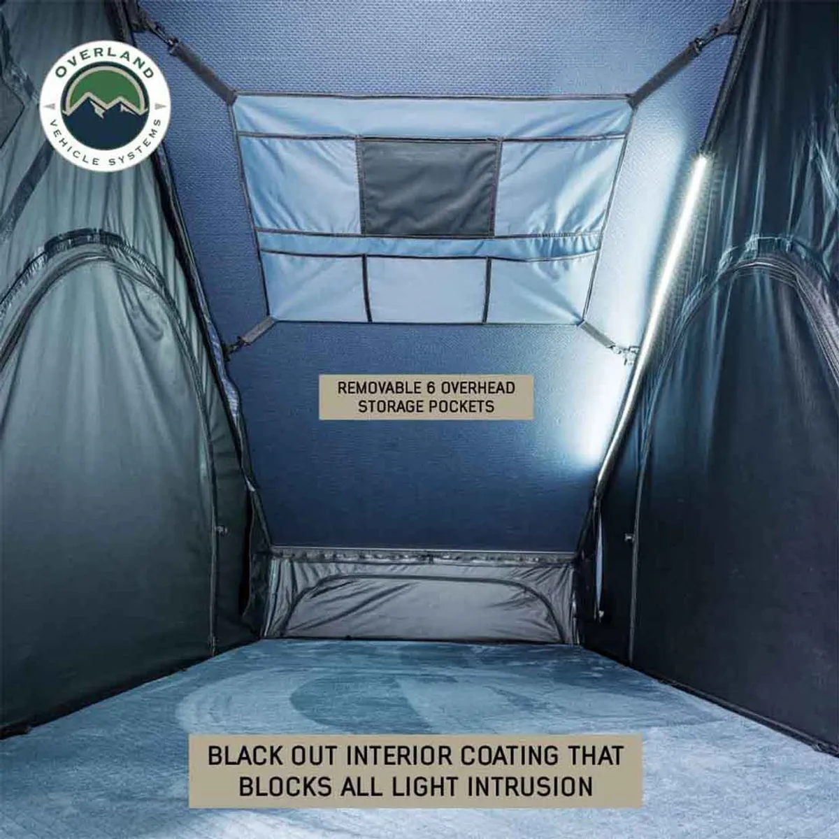 XD Lohtse - Clamshell Aluminum Roof Top Tent, 2 Person, Grey Body and Black Rainfly Overland Vehicle Systems product image