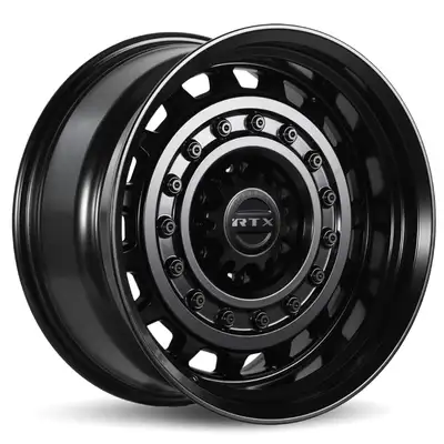 RTX Wheels Crusader 17x9 6x139.7 Et12 Cb106.1 Satin Black