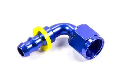 Fragola Performance Systems #10 Nut x 8an 90 Deg Pushlite Hose End For Fuel Cell Conversion