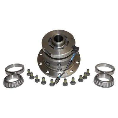 Crown Automotive Jeep Replacement Unpainted Differential Case Assembly w/ Dana 44 Rear Axle w/ Tru-Lok Differential (Rubicon Package) w/ 1/2" Ring Gear Bolts