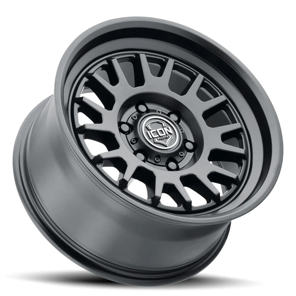 Icon Alloys Anza Satin Black - 17 x 8.5 / 6 x 5.5 / 25mm / 5.75 bs - 8217859057sb product image
