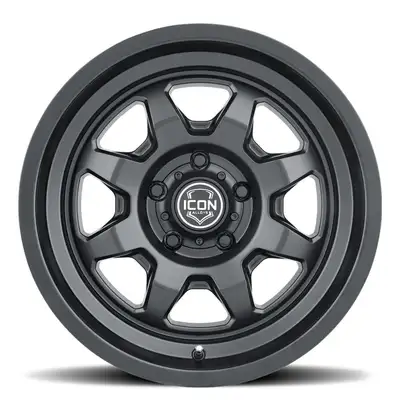 ICON Vehicle Dynamics Icon Alloys Nuevo Satin Black - 17 x 8.5 / 5 x 150 / 25mm / 5.75 bs - 8117855557sb