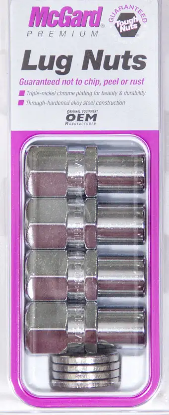 McGard Hex Lug Nut Drag Racing Mag Washer 7/1620 Reg .746 in Shk 13/16 Hex 1.86 in