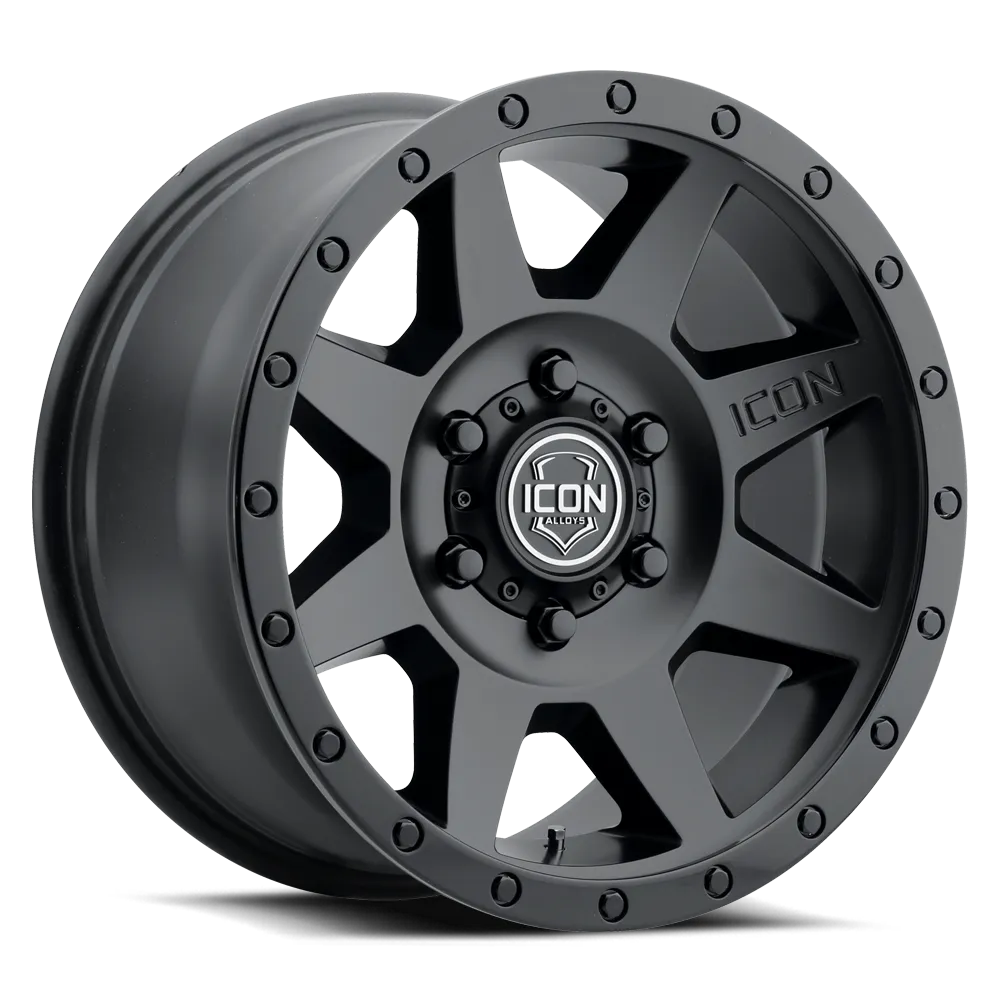 ICON Alloys Rebound, Satin Black, 20 x 9 / 6 x 135, 16mm Offset, 5.625" BS product image