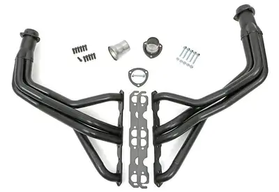 Hedman Hedders Hedman Hedder CJ W/Sb Chevy-Fender-Blk
