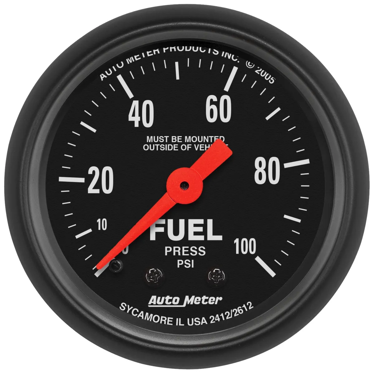 Gauge, Fuel Press, 2 1/16", 100psi, Mechanical, Z Series product image