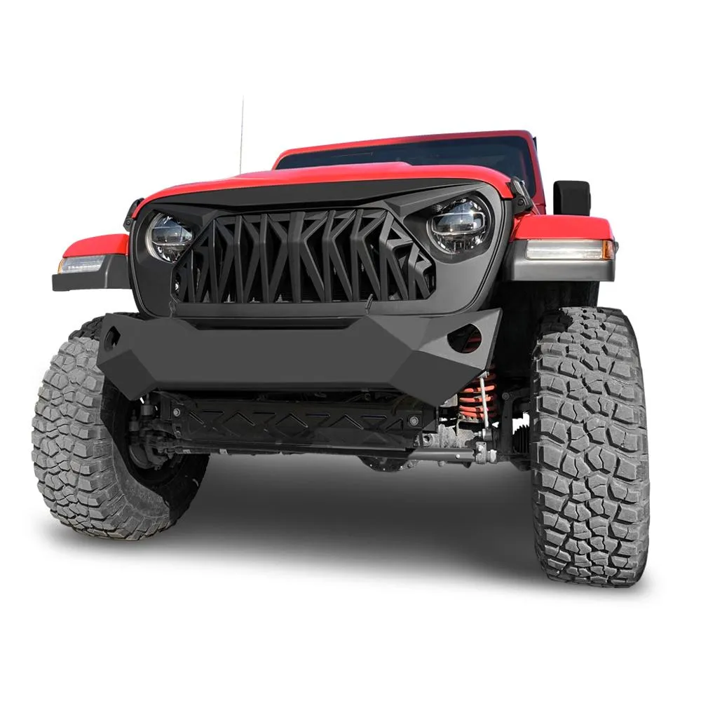 Shark Grille - Matte Black For 18+ Wrangler JL & Gladiator JT W/O Trailcam (ETA Late July) product image