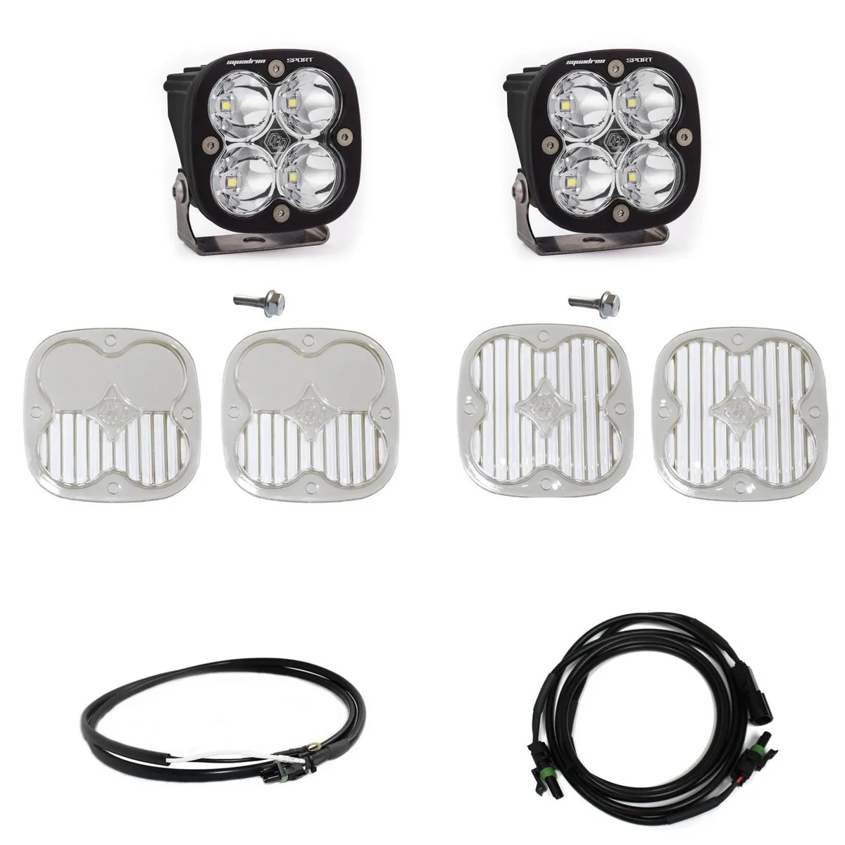 Bronco A Piller Light Kit 21-Up Ford Bronco Squadron Sport Spot w/Upfitter Baja Designs product image