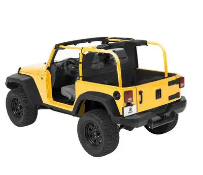 Bestop Standard Windjammer For Jeep 2018-Current Wrangler JL 2 Door Black Diamond Bestop