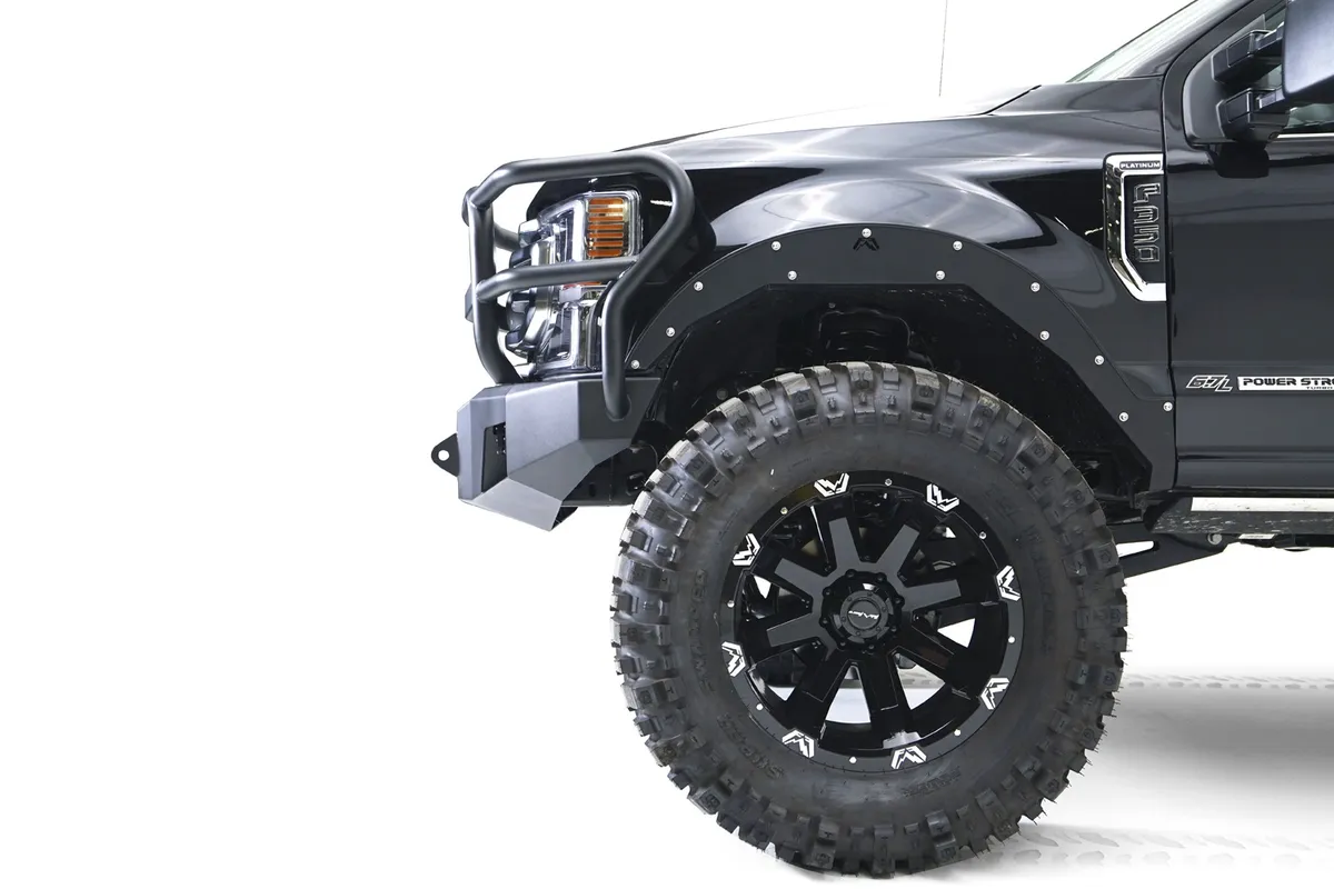 17c F250/F350 Premium Front Bumper w/ Full Grill Guard product image