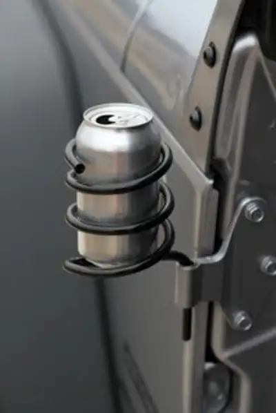 Steinjager Steinjäger Doors Wrangler JK 2007-2018 Inserts Hinge Mounted Can Holder