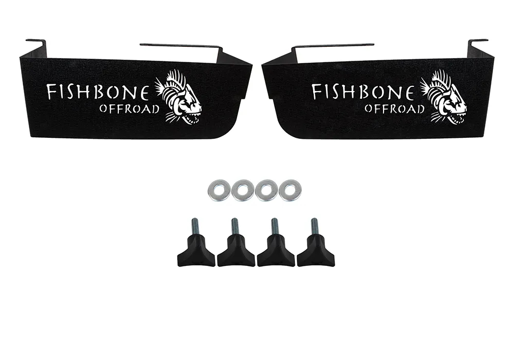 Black textured powder coat, 11-Gauge steel, Includes all mounting hardware, Sold as pair product image