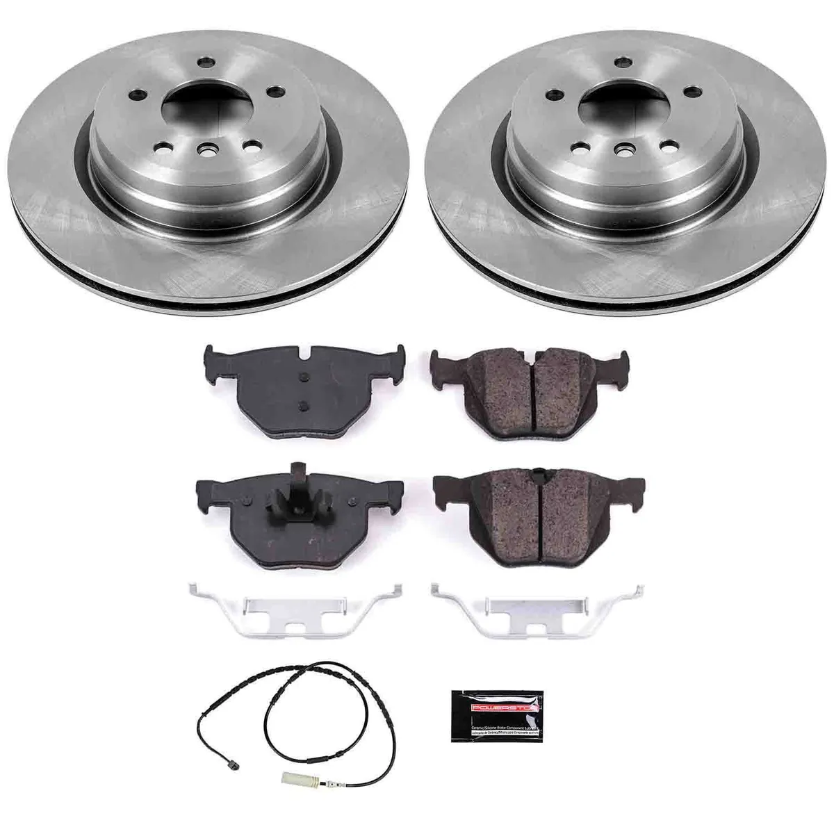 Z17 Direct Replacement Kit: Rotors; Ceramic Pads W/Hardware; Pad Sensors product image