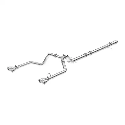 Pacific Performance Engineering 20-22 GM 3.0L Duramax 304 Stainless Steel DPF-Back Performance Exhaust Kit - Dual Exit-Polished Tubes, Polished Tips Pacific Performance Engineering