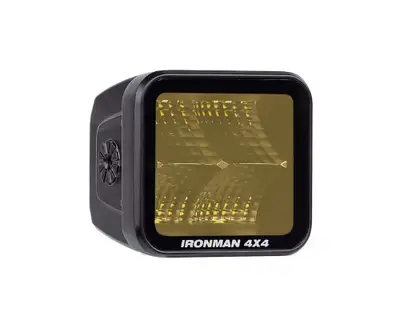 Ironman 4x4 3.2in 40w LED Cube Light Flood Beamamber