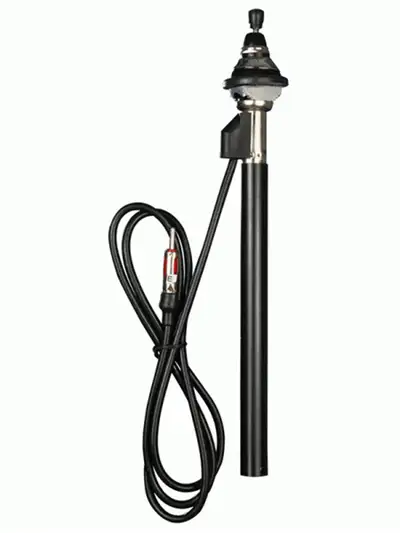 Metra Electronics ANTENNAWorks; Universal Retractable Antenna; Roof Mount; Locking; For 1in./25mm Hole;37in./94cm 4-Section Retrctable Mast;48in./122cm Cable;Req. 9.5in./23cm Under Fender; Black;