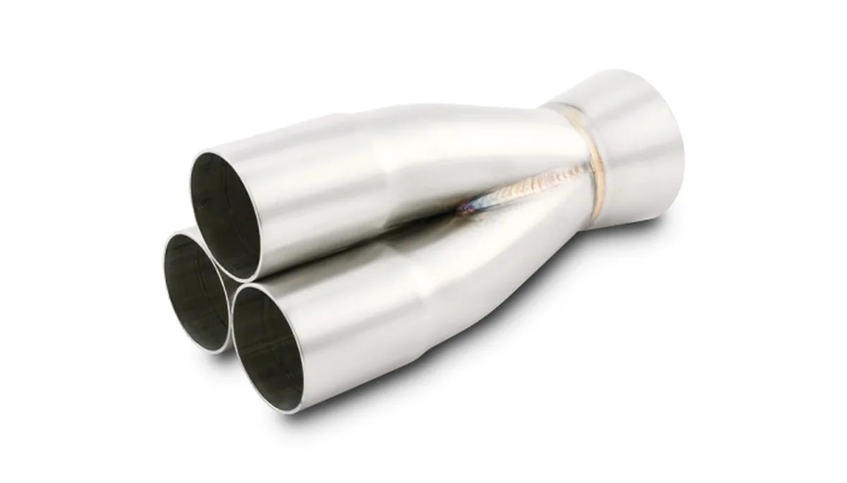 Vibrant Performance Vibrant Performance - 10332 - 3-1 Merge Collector, 1.625 in. Inlet I.D.; Merge O.D. - 2.00 in.; Outlet O.D. - 2.50 in.