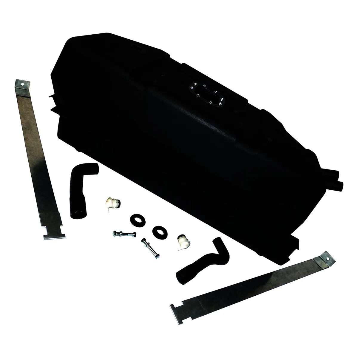 Fuel Tank and Skid Plate Master Kit; Includes Fuel Tank; Skid Plate; Hoses; Straps; and Vent Valves; product image