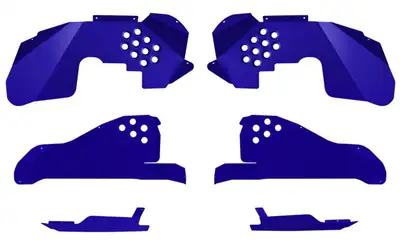 Steinjager Fenders 2007-2018 Inner Front, Fits Falcon Shocks Southwest Blue