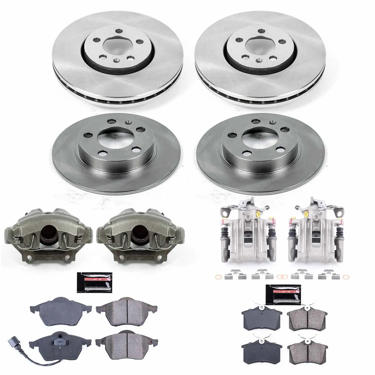 Z17 Direct Replacement Kit: Rotors; Ceramic Pads; Calipers product image