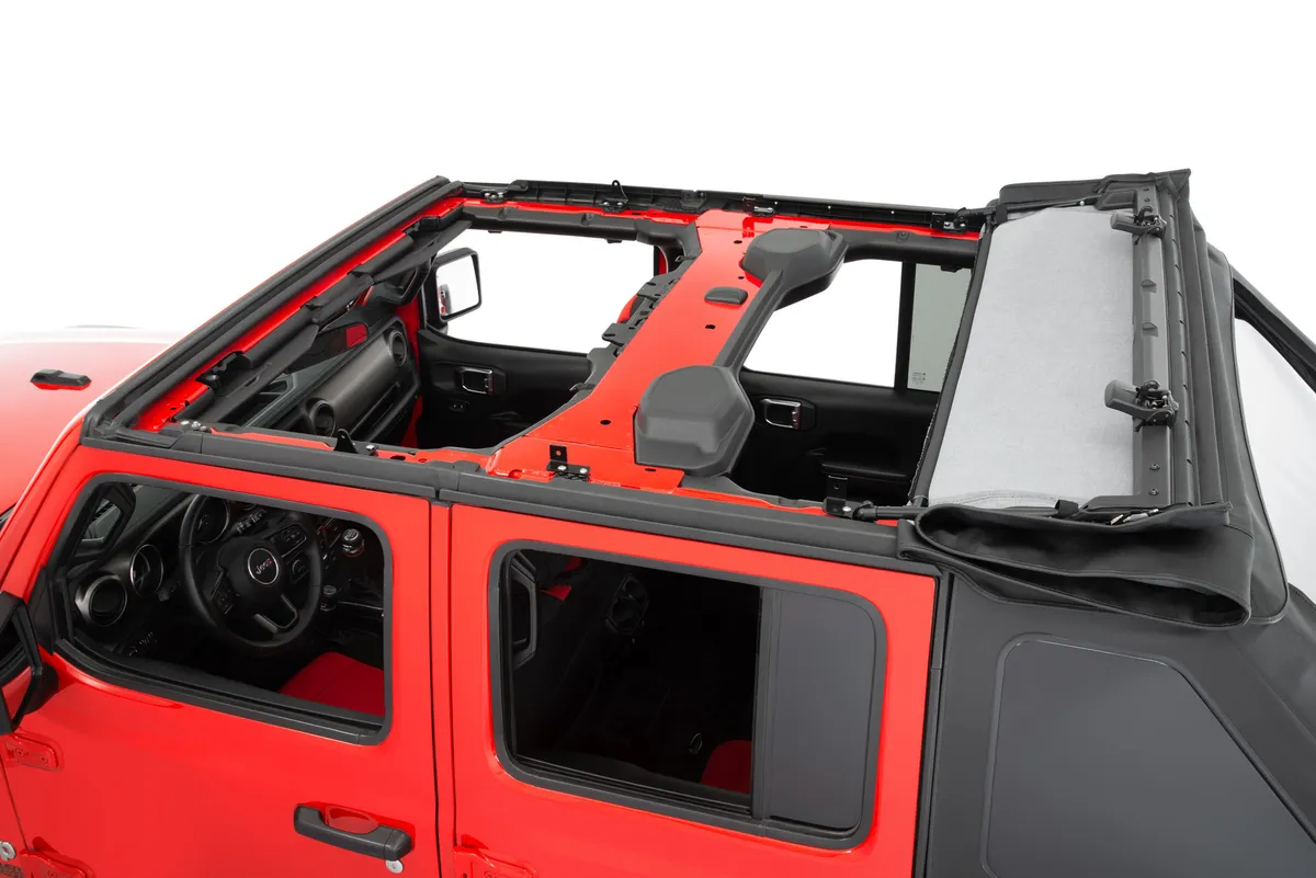 MasterTop Complete Fastback Top, 18-Present Jeep JLU Wrangler 4 Door, MasterTwill MasterTop product image