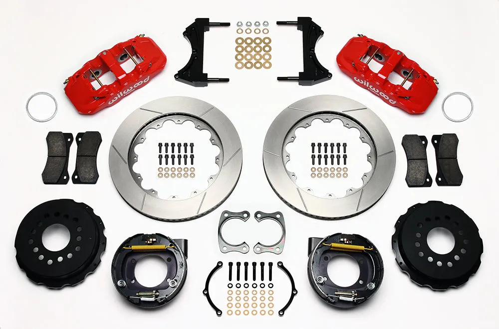 Wilwood AERO4 Rear P-Brake Kit 14.00in Big Ford 2.36in Offset product image