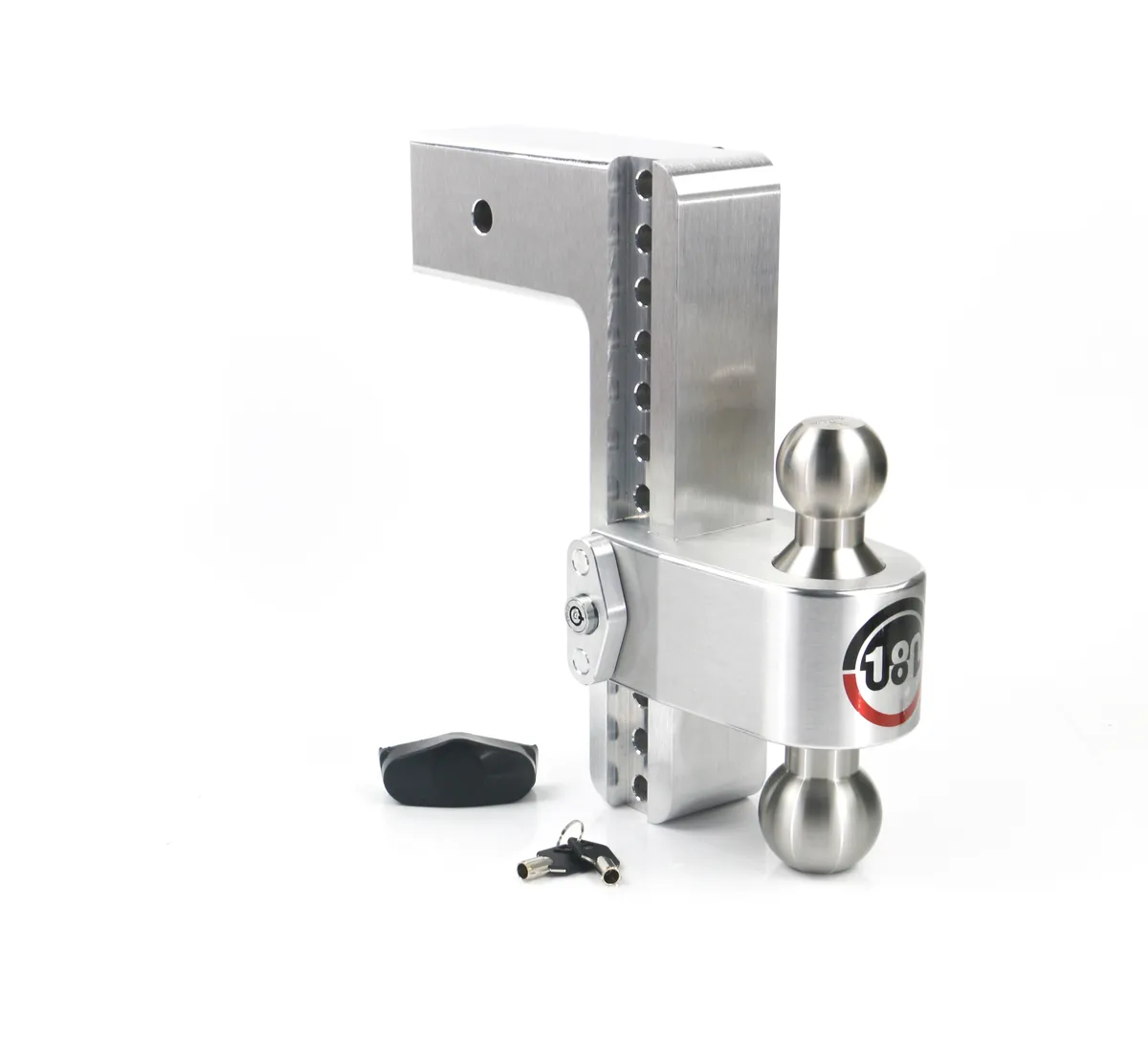 Weigh Safe Turnover Ball 10in Drop Hitch w/ 3in Shank 8k/21k Gtwr W/Dual Pin Lock