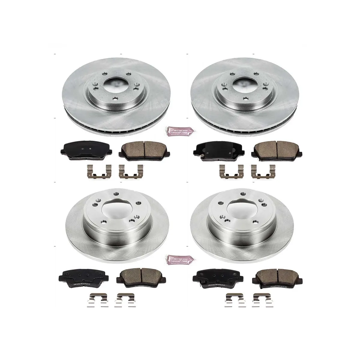 Z17 Direct Replacement Kit: Rotors; Ceramic Pads W/Hardware product image