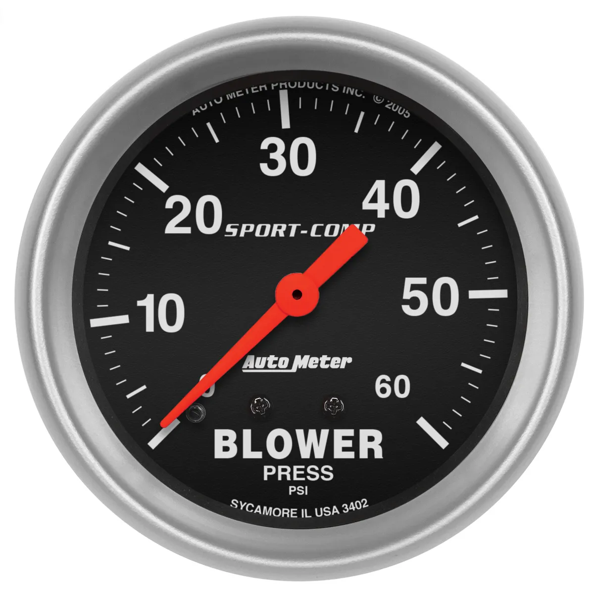 Gauge, Blower Press, 2 5/8", 60psi, Mechanical, Sport-Comp product image