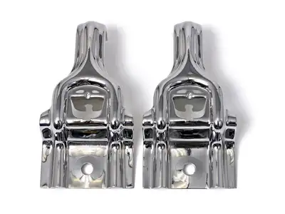 Drake Muscle Drake Muscle Cars 87-93 5.0 Rad Brkts Stainless