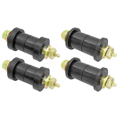 aFe Power Leaf Spring Main Eye Bushing Kit 76-76 Jeep CJ Includes Urethane Bushings Greasable Hardware Set of 4 RockJock 4x4