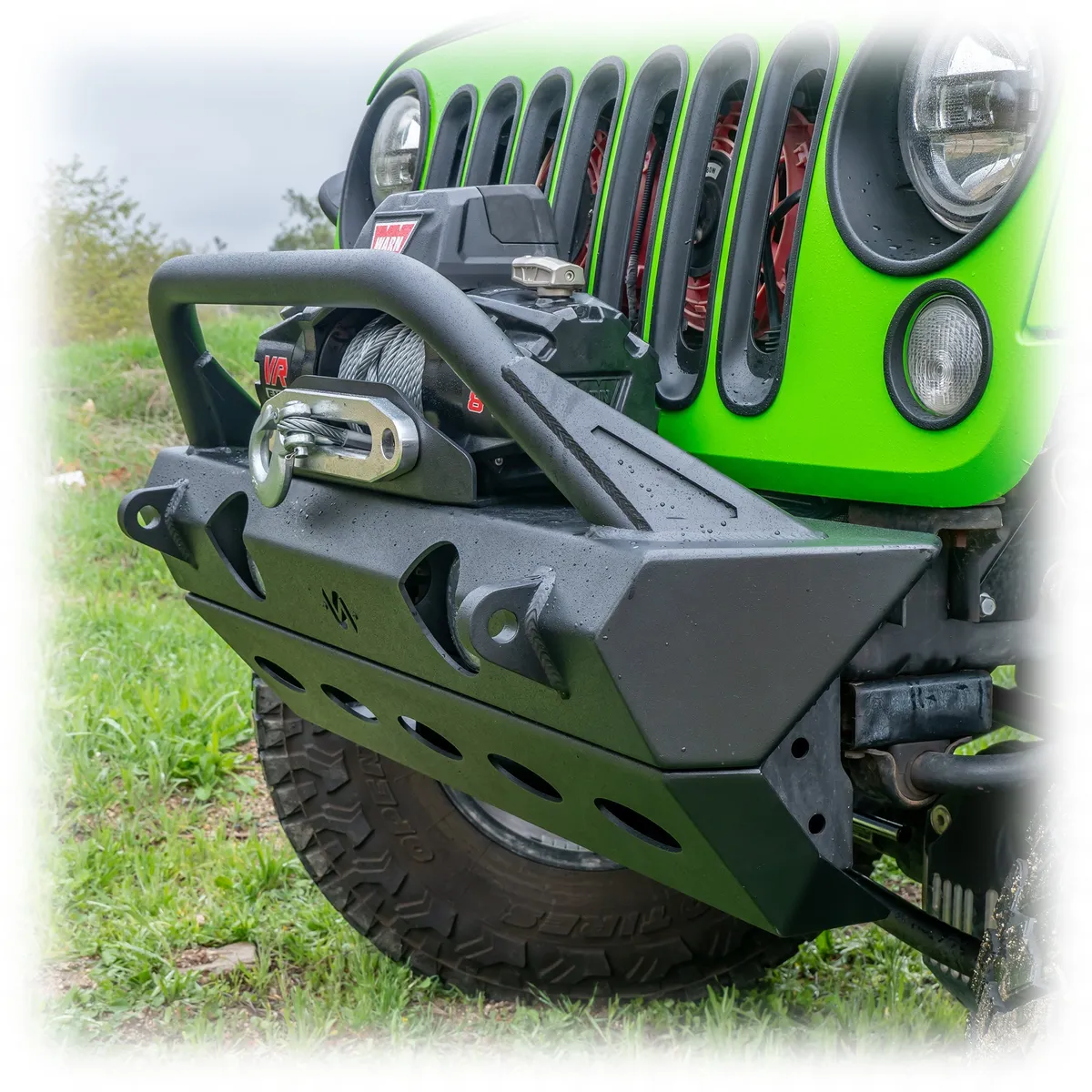Jeep JK/JL/JT Front Bumper with Full Skid Plate | 2007–2025 product image