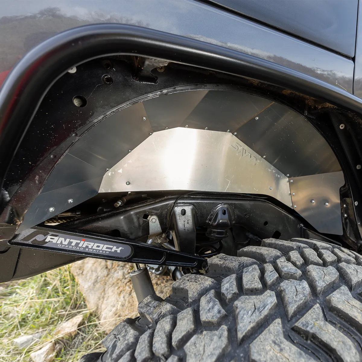 0718 Wrangler Rear Fender Inner Liner Raw product image