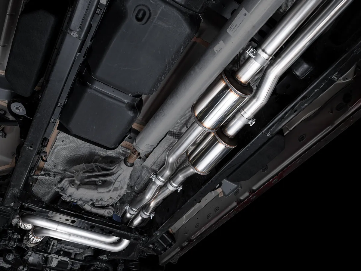 AWE 0FG Catback Exhaust for 2025 RAM 1500 3.0TT Standard and High Output - Chrome Silver Tips - 3015-32530 product image