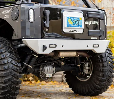 07c Wrangler Krawler Lite High Clearance Rear Bumper Raw product image