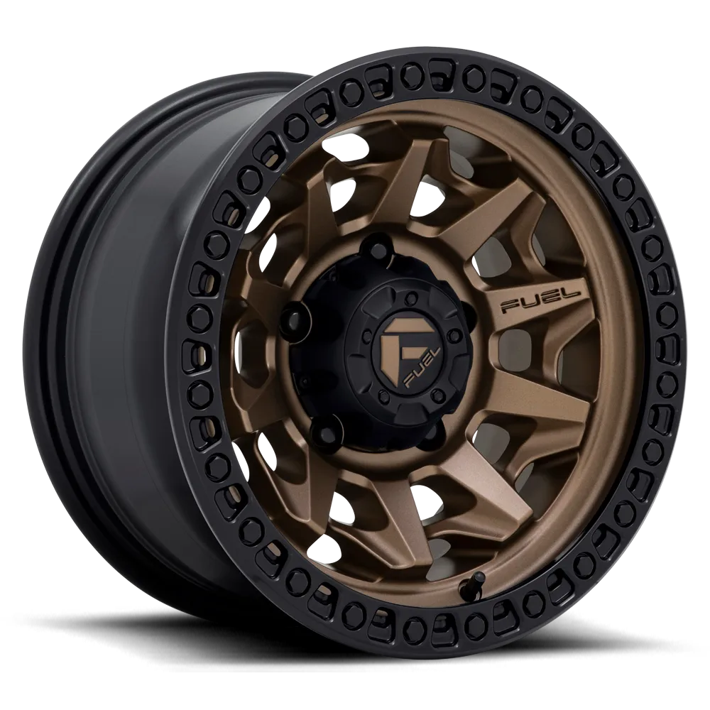 Aluminum Wheels 17X9 Covert D696 5 On 127 Matte Bronze Black Bead Ring 71.5 Bore -12 Offset Multi Spoke Fuel Off Road Wheels product image