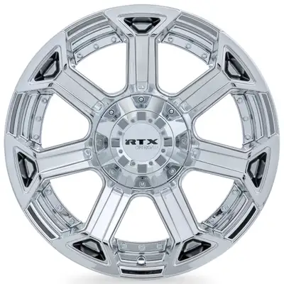 RTX Wheels Peak 20x9 6x135/139.7 Et0 Cb87.1 Pvd Chrome