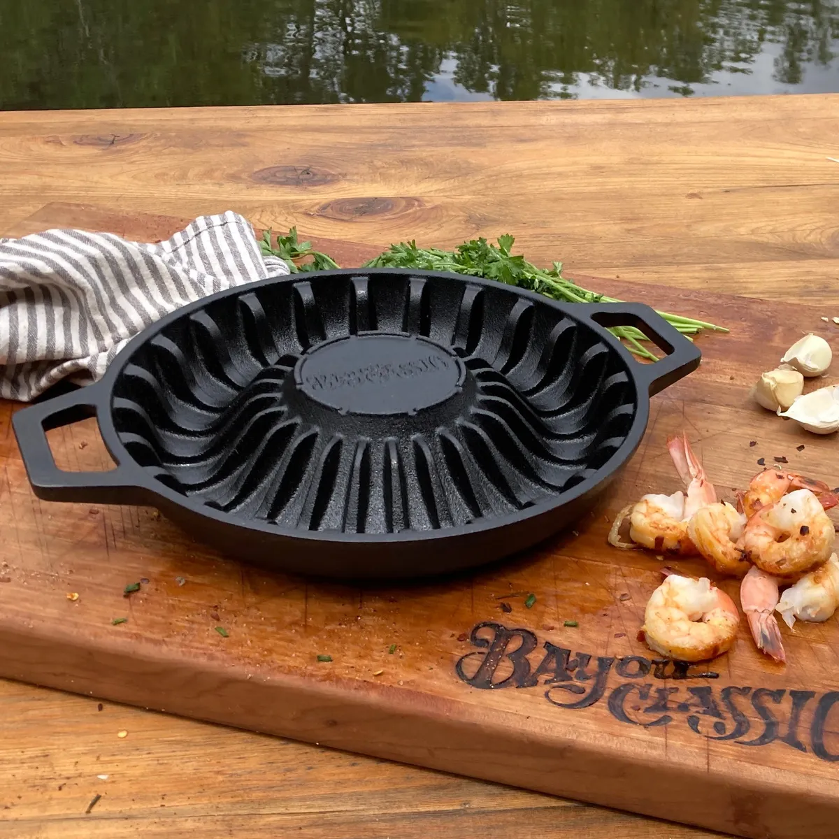 Cast Iron Shrimp Pan product image