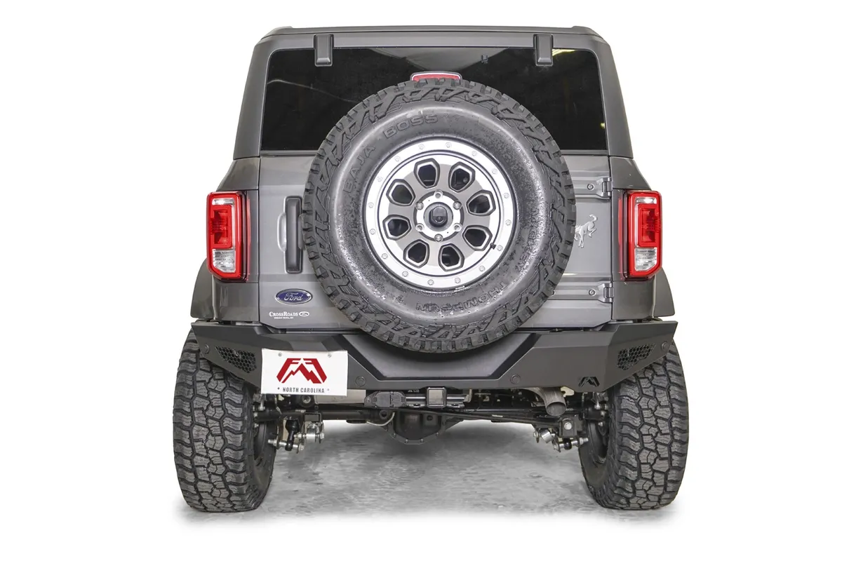 Tire Carrier Relocation Bracket; 2 Stage Black Powder Coated; product image